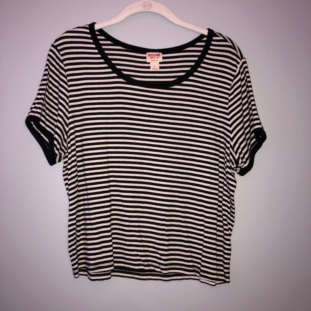 stripped crop top
